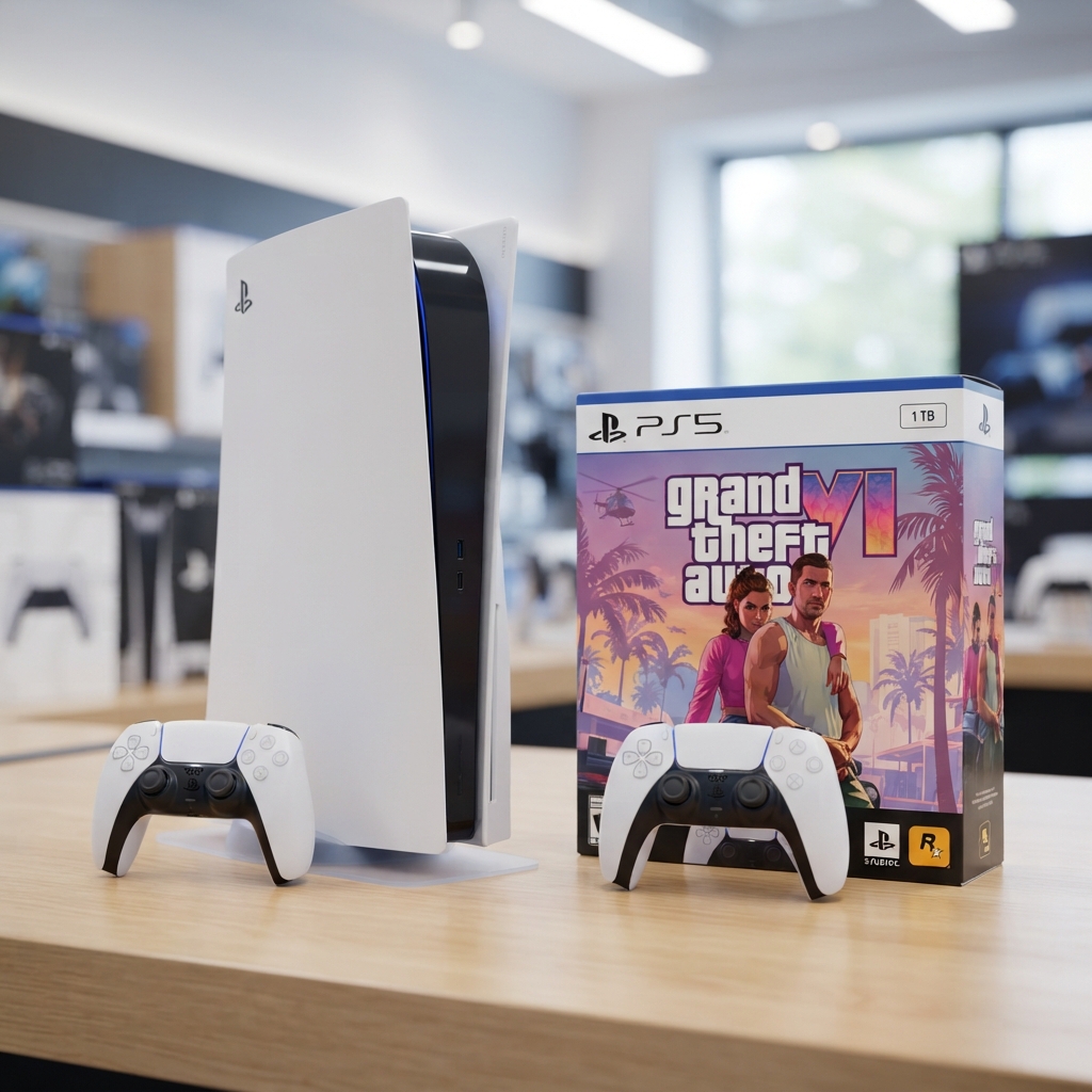 Console Sony PlayStation 5 (PS5) 1 TB - Edição Padrão com leitor de discos