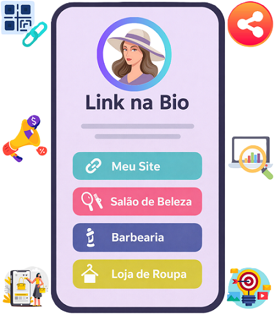Xcurt links curtos e personalizados QR Code e Link na Bio recursos para o seu marketing de vendas online!